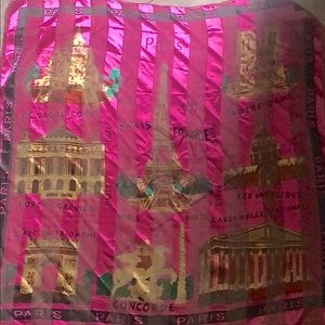 Large square scarf/ Paris motif purchased in Paris